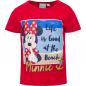 Preview: Kinder T-Shirt Minnie Mouse "Life is Good at the Beach" in Rot
