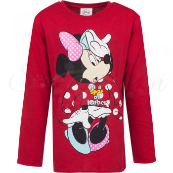 Kinder T-Shirt Minnie Mouse "Life is Good at the Beach" in Rot