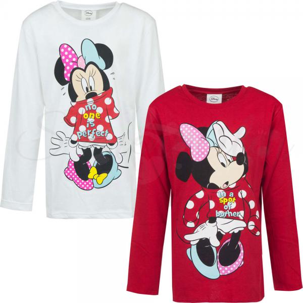 Kinder T-Shirt Minnie Mouse "Life is Good at the Beach" in Rot und Blau