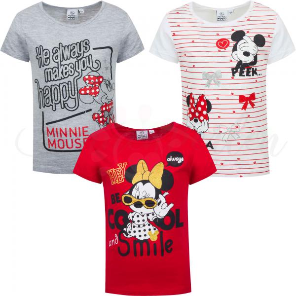 Kinder T-Shirt Minnie Mouse in verschiedenen Designs